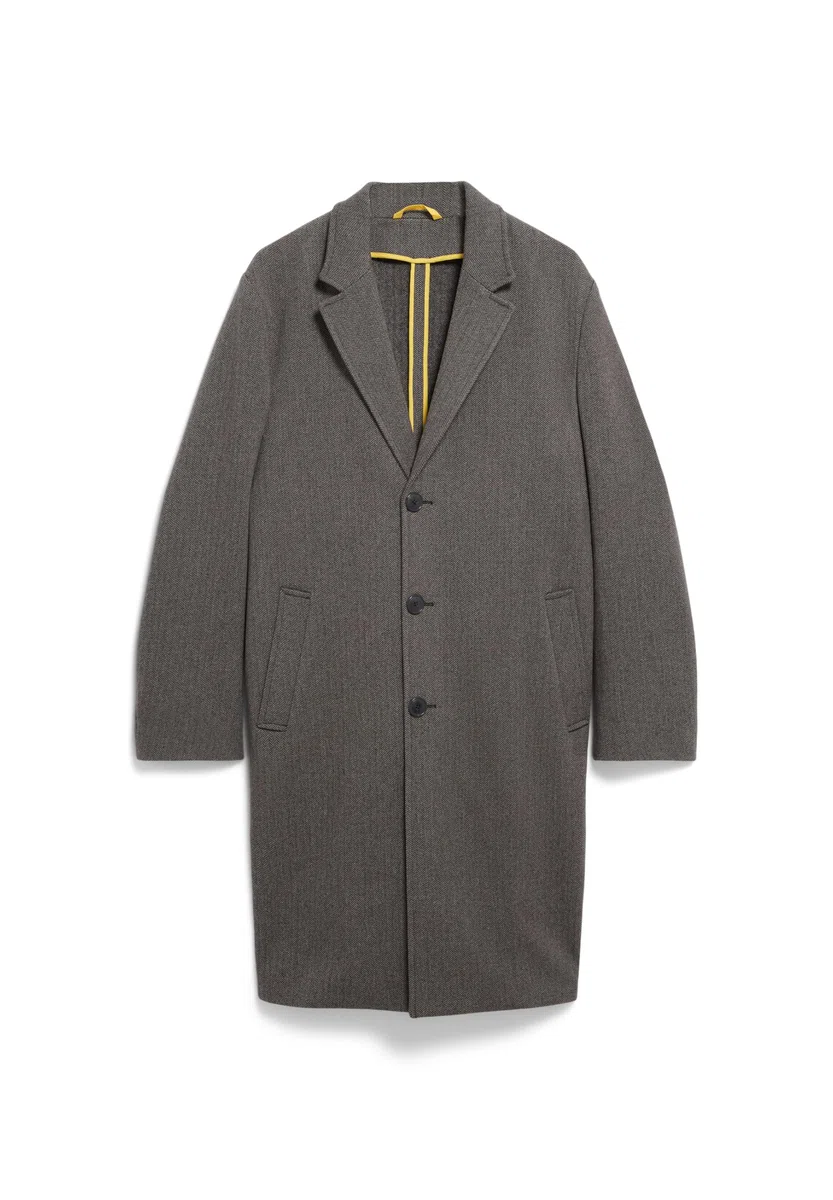 ARMEDANGELS Herren Mantel aus recycelter Wolle PAABLO Relaxed Fit