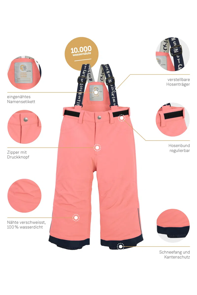first instinct by killtec Unisex Skihose/Matschhose/Funktionshose mit Trägern und Schneefang Fisw 48 MNS Ski Pnts