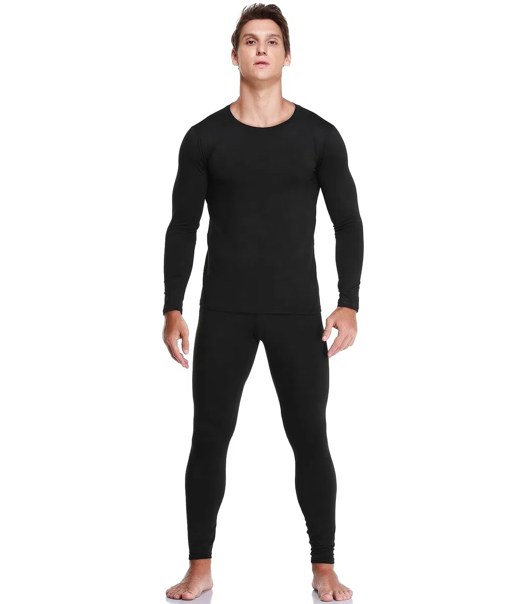 1 oder 3er-Pack lange Herren-Unterhose, Thermohose, Fleece-gefüttert, leichte Baselayer-Hose, Kompressions-Leggings, Winterausrüstung