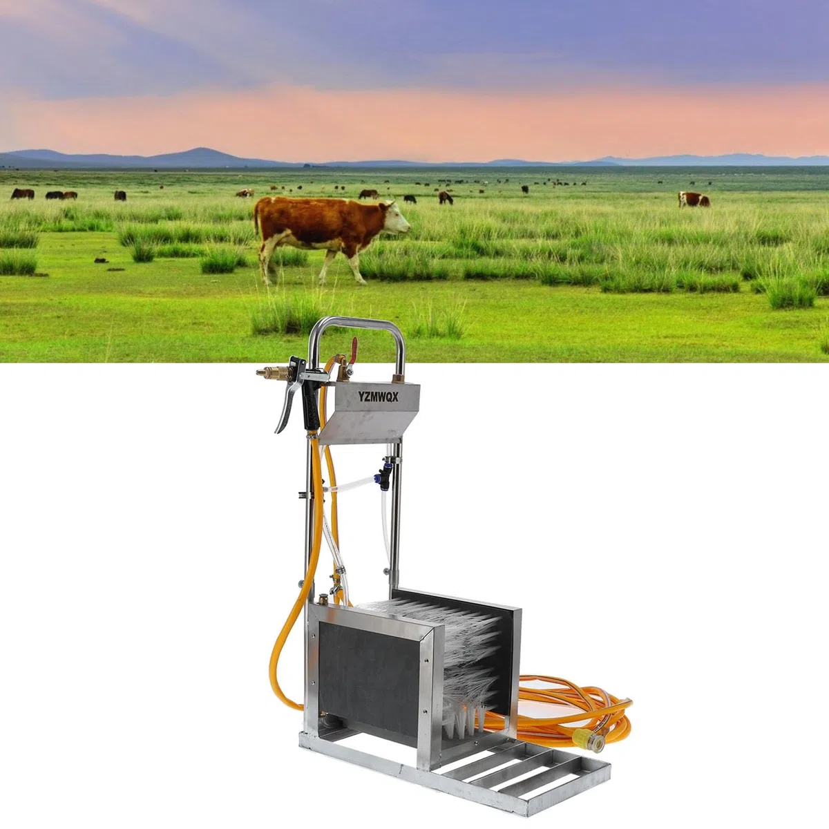 Regenschuhe, automatische Schrubber-Edelstahlstiefel-Reinigungsmaschine für Viehzuchtbetriebe