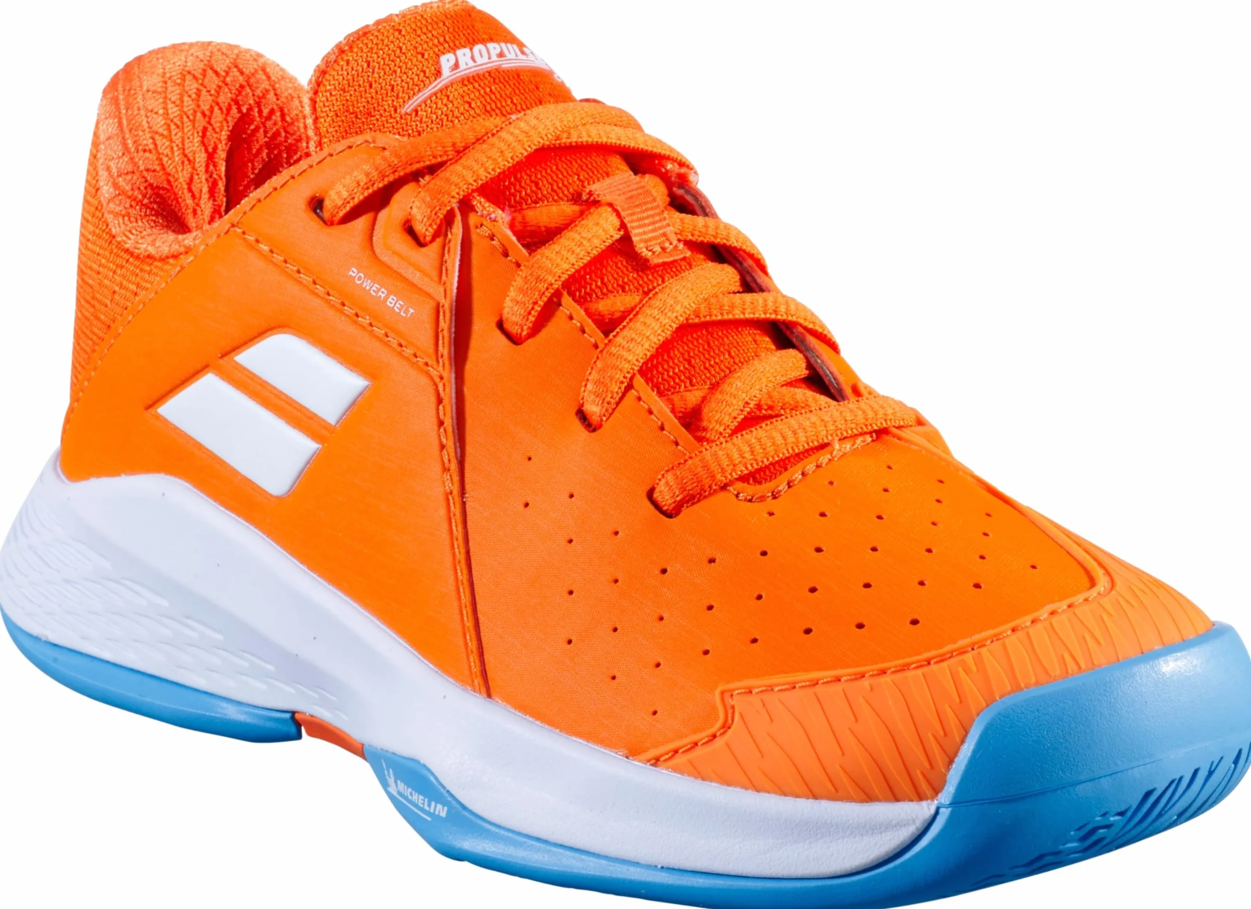 Babolat Kinder Prop Jr 3 Ac Tennisschuhe Allcourtschuh Orange-Weiß Eu Neu