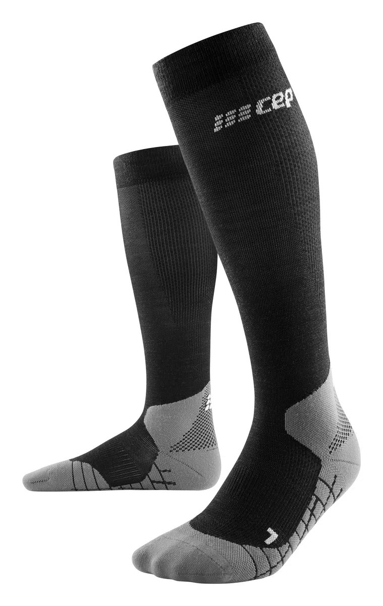 CEP Hiking Light Merino Socks für Damen – Lange Merino-Wandersocken mit Kompression – Atmungsaktive Trekkingsocken & Wandersocken Damen für Wandern & Outdoor