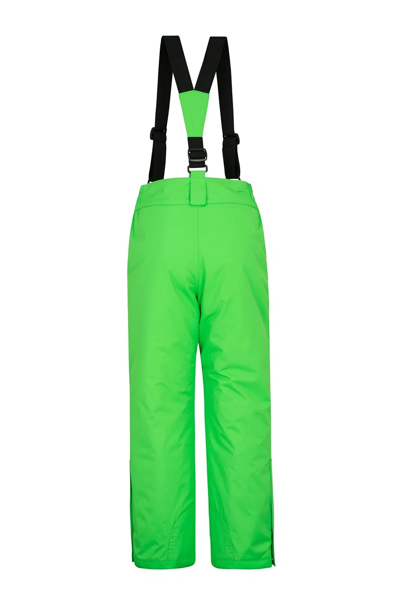 Mountain Warehouse Raptor Skihose für Kinder - Taschen, schneedichte Hose, abnehmbare Träger & Reißverschluss am Knöchel, Verstärkte Knie - Jungen, Mädchen