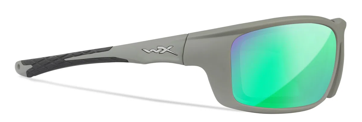 Wiley X | WX Grid | Sonnenbrille Herren | Sportbrille Polarisiert │ Ideal bei Ourdoor-Aktivitäten Sport Fahrradbrille Wassersport | 100% UVA/UVB-Schutz
