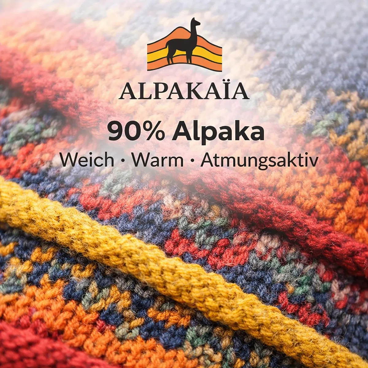 Alpaka Wollmütze Herren Damen – Warme Wintermütze aus Baby Alpaka – Handgemachte Ethno Strickmütze im Peru Stil mit Ohrenschutz für Outdoor, Ski, Reisen & kalte Wintertage – Weich & Atmungsaktiv