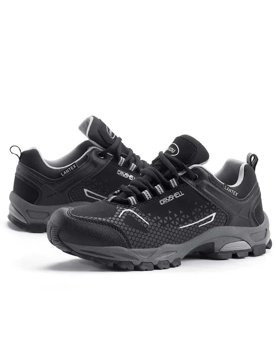 LANGDU Wanderschuhe Herren Damen Wasserdicht Wanderschuhe Leicht Trekkingschuhe Wanderstiefel Atmungsaktiv Outdoorschuhe 38-46EU
