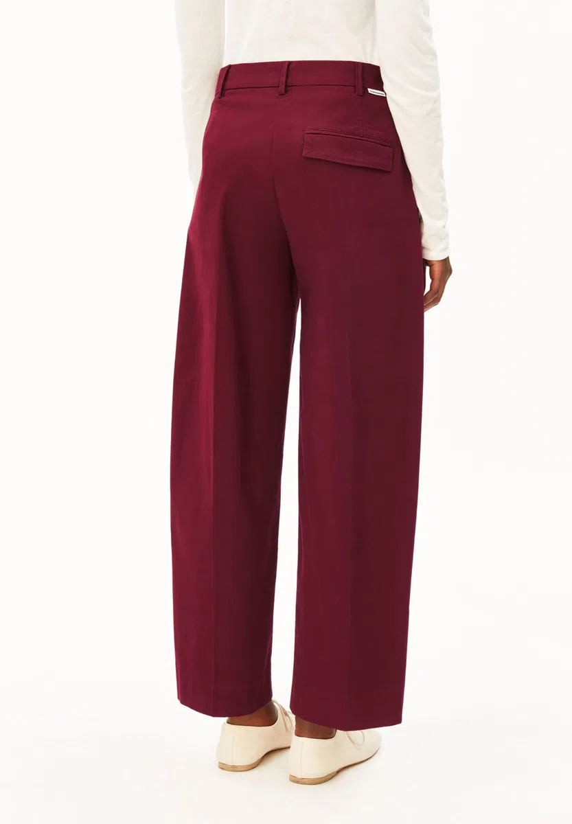 ARMEDANGELS Damen Webhose aus Bio-Baumwoll Mix Barrel Twill Regular Fit