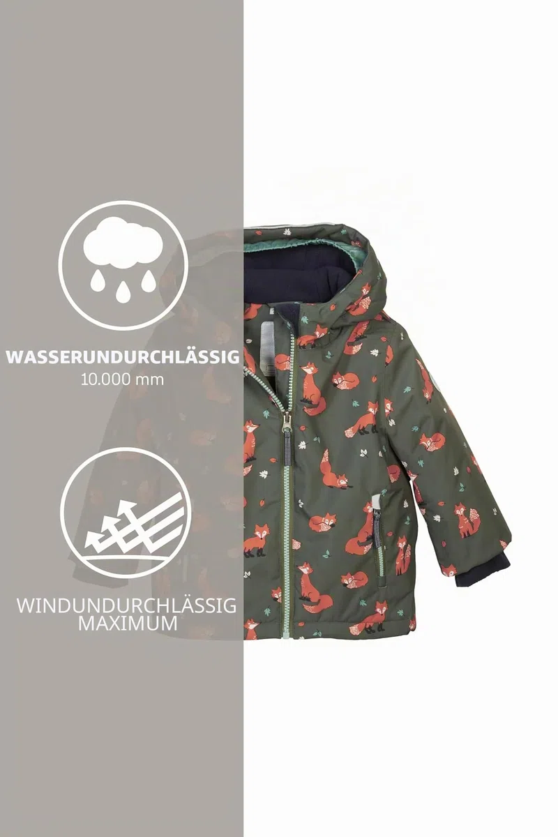 first instinct by killtec Unisex Baby Fisw 29 Mns Ski Jckt Skijacke/Funktionsjacke mit Kapuze und Schneefang
