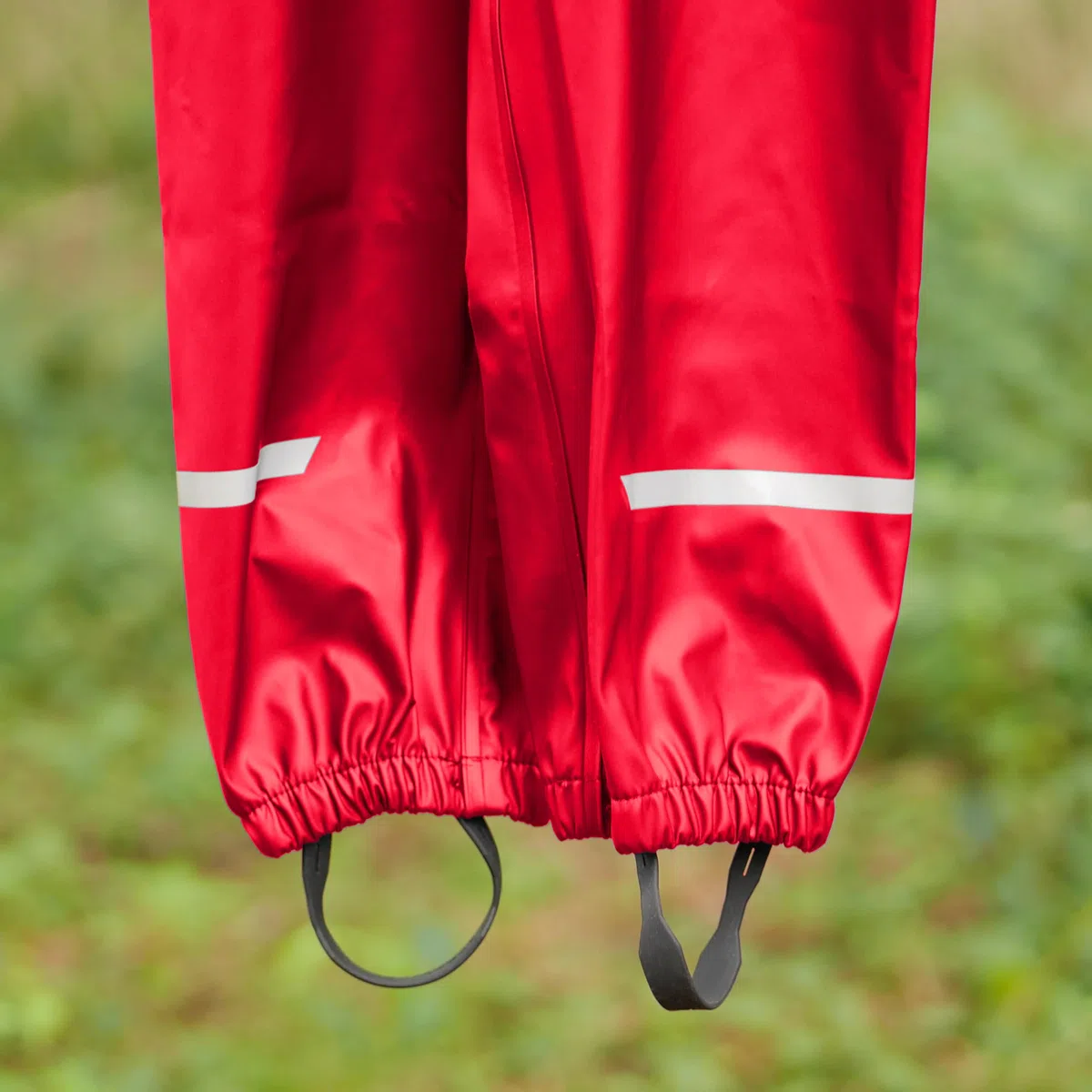 Kinder Regenanzug Jungen Mädchen - Wasserdichtes PU Regenjacke & Hose, Winddicht, Reflektoren, Verstellbare Träger, für Schule, Kindergarten & Outdoor