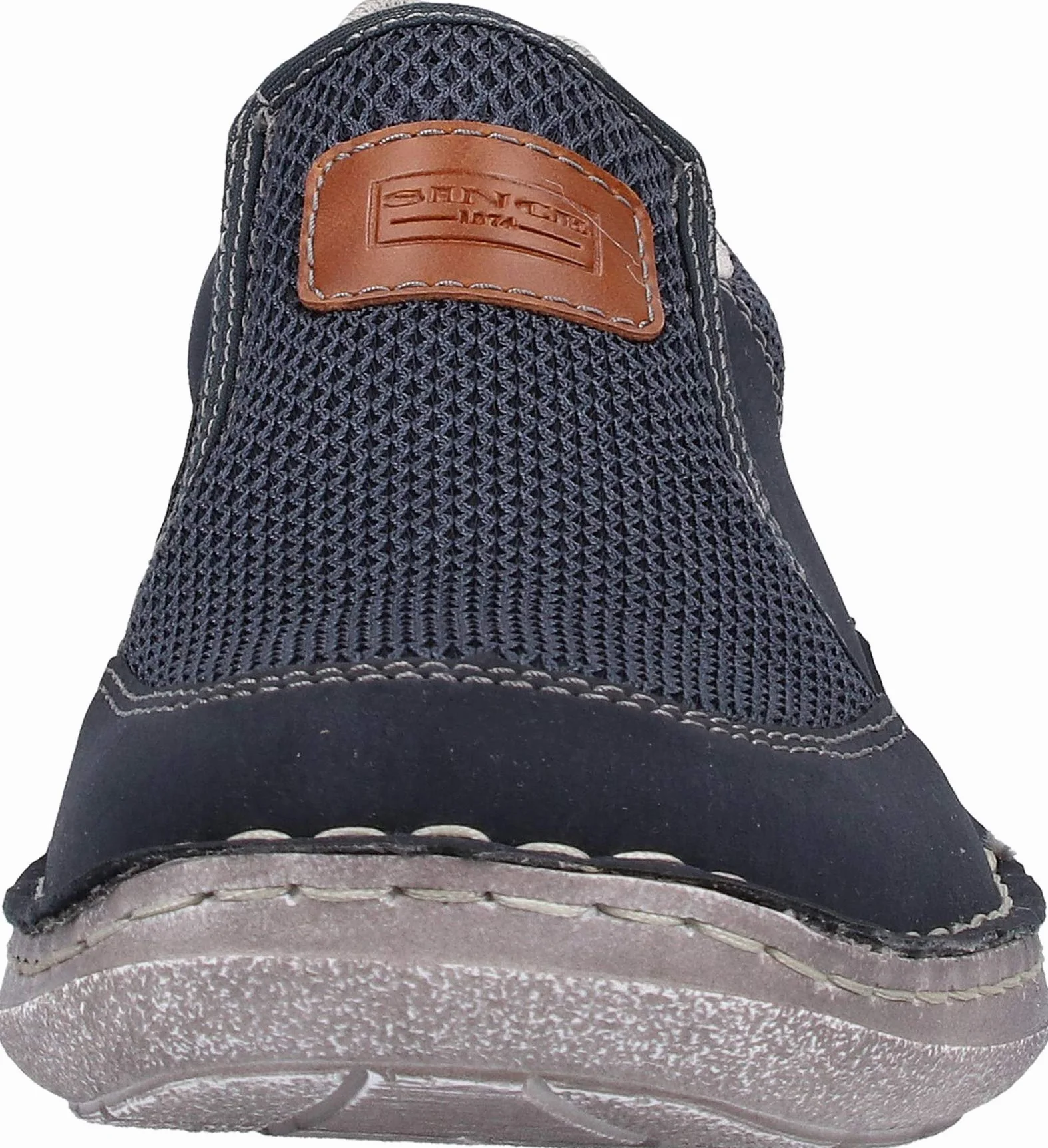 Rieker 03053-14 Herren Slipper Synthetik blau blau