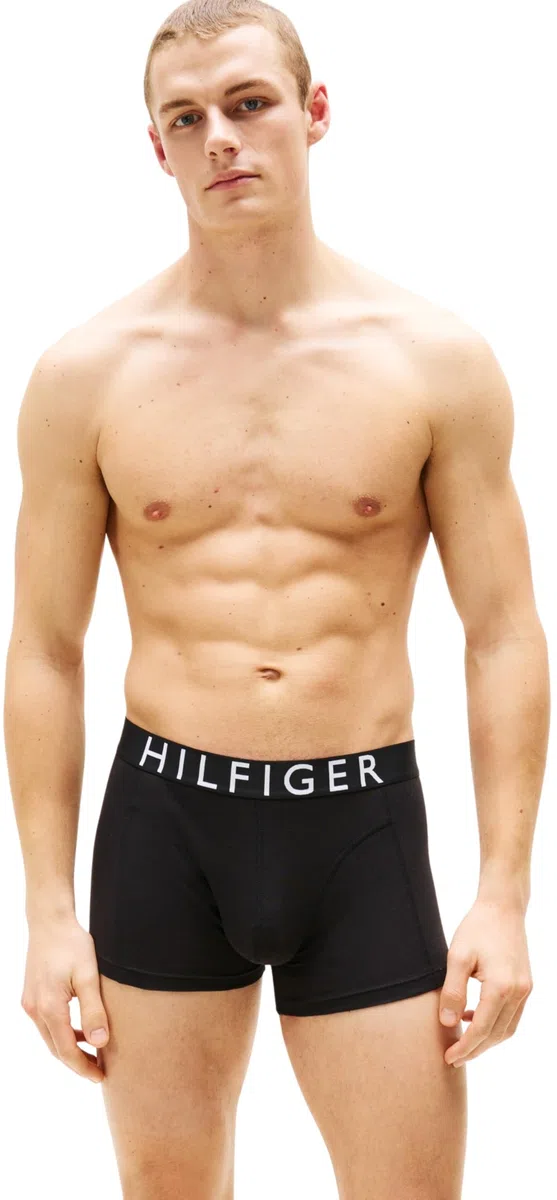 Tommy Hilfiger Herren 3er Pack Boxershorts Trunks mit Logobund