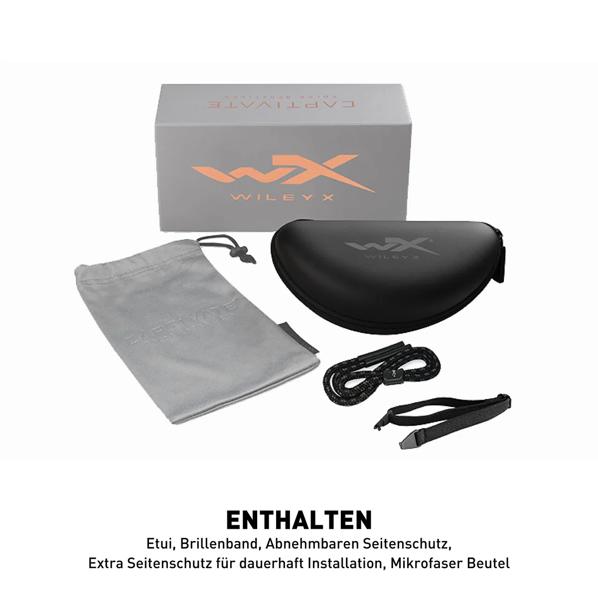 Wiley X | WX Ozone | Sonnenbrille Herren | Polbrille Angeln| Polarisierte Sonnenbrille Herren │ Sportbrille ideal bei Outdoor-Aktivitäten - Angeln und Farhrrad | 100% UVA/UVB-Schutz