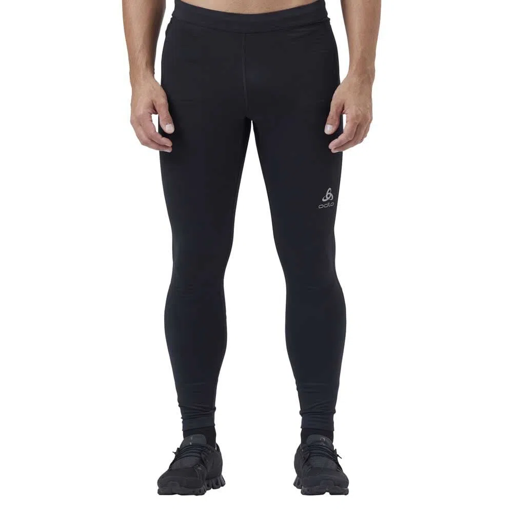 Odlo Laufhose Herren Lang Essential Warm I Sporthose Winter I Lauftights Lange Laufhose I Herren