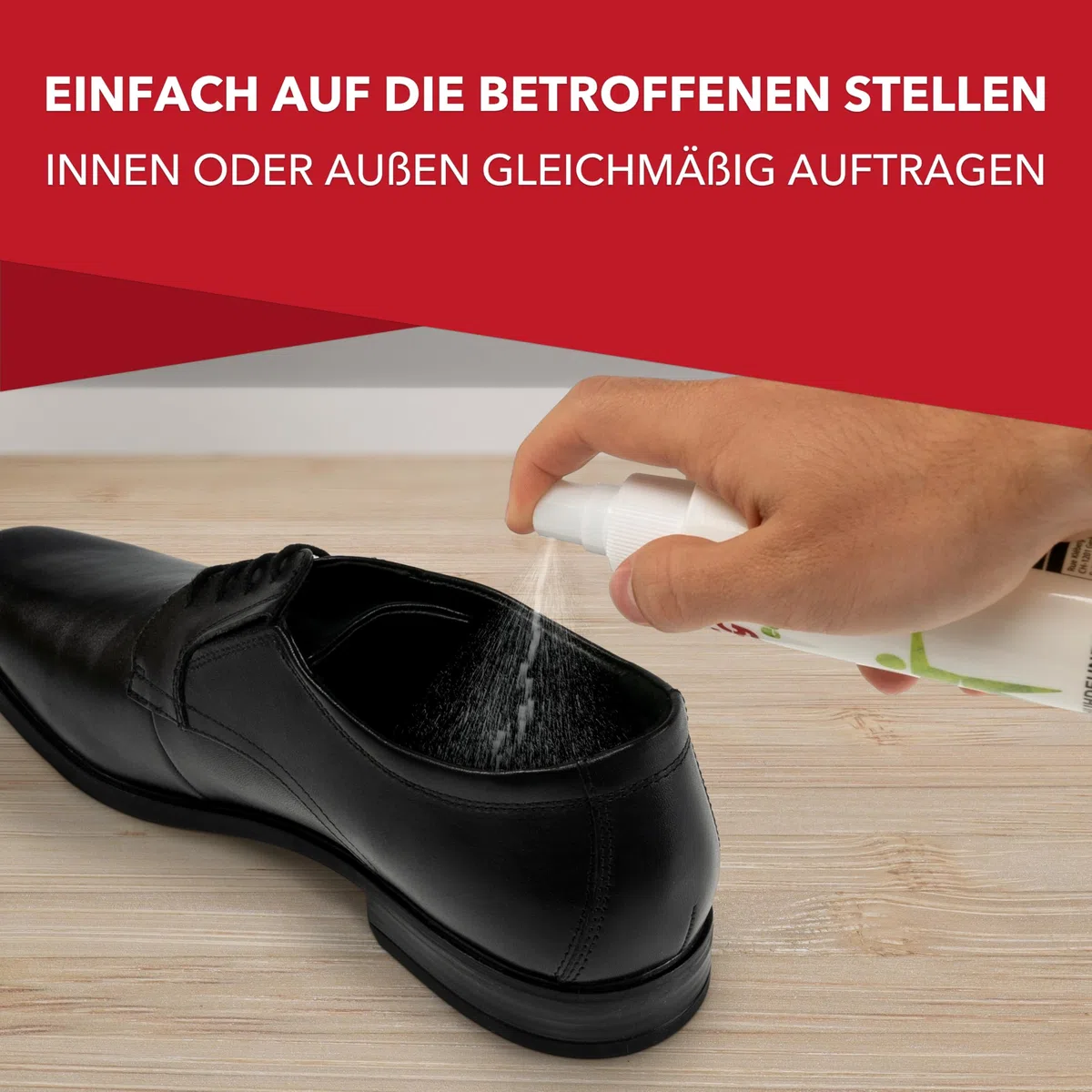 Schuhdehner Spray & Lederdehnungsspray Ecoline 150 ml Leather Shoe Stretcher, aerosolfrei ohne Treibgas-Dehnungsspray für enge Lederschuhe, leder weichmacher für schuhe, weitet sanft für guten