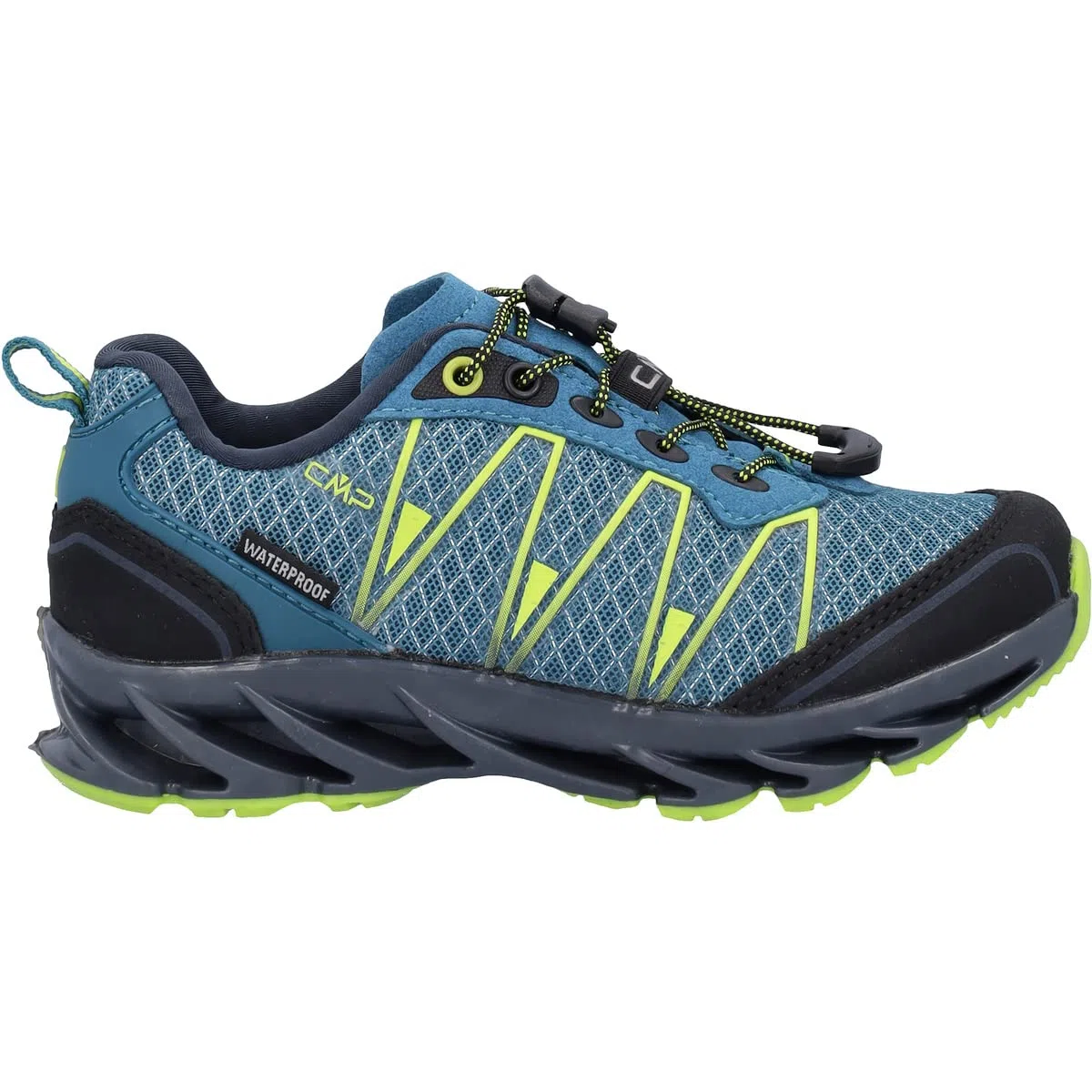 CMP Kids Altak Shoes Wp 2.0 Trail Running Shoe, Deep Lake Acido, 38 EU