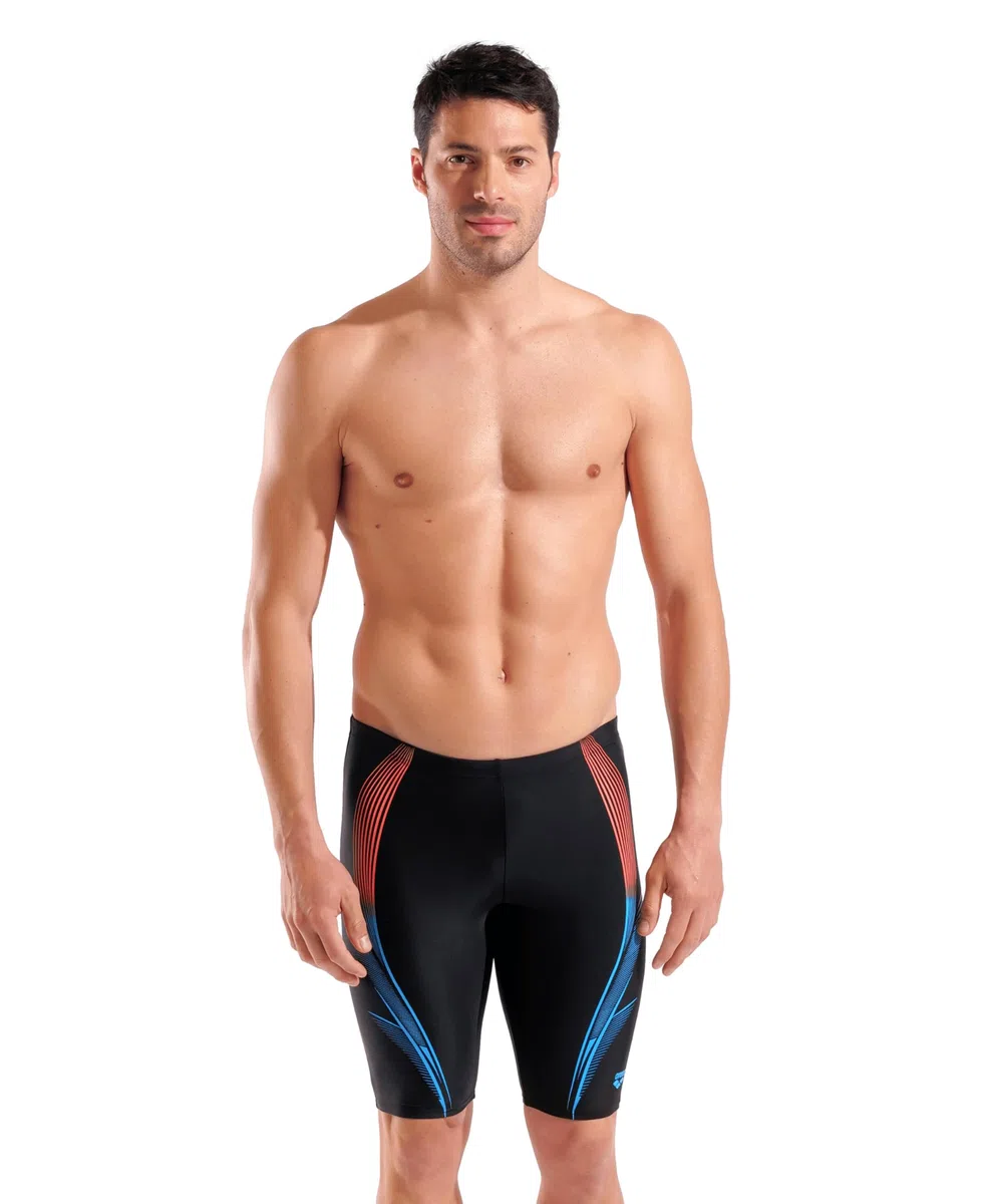 Arena Herren Feel Men's Blast Swim Jammer Knee-Length Swimsuit Sports Pool Bathing Suit Badehose