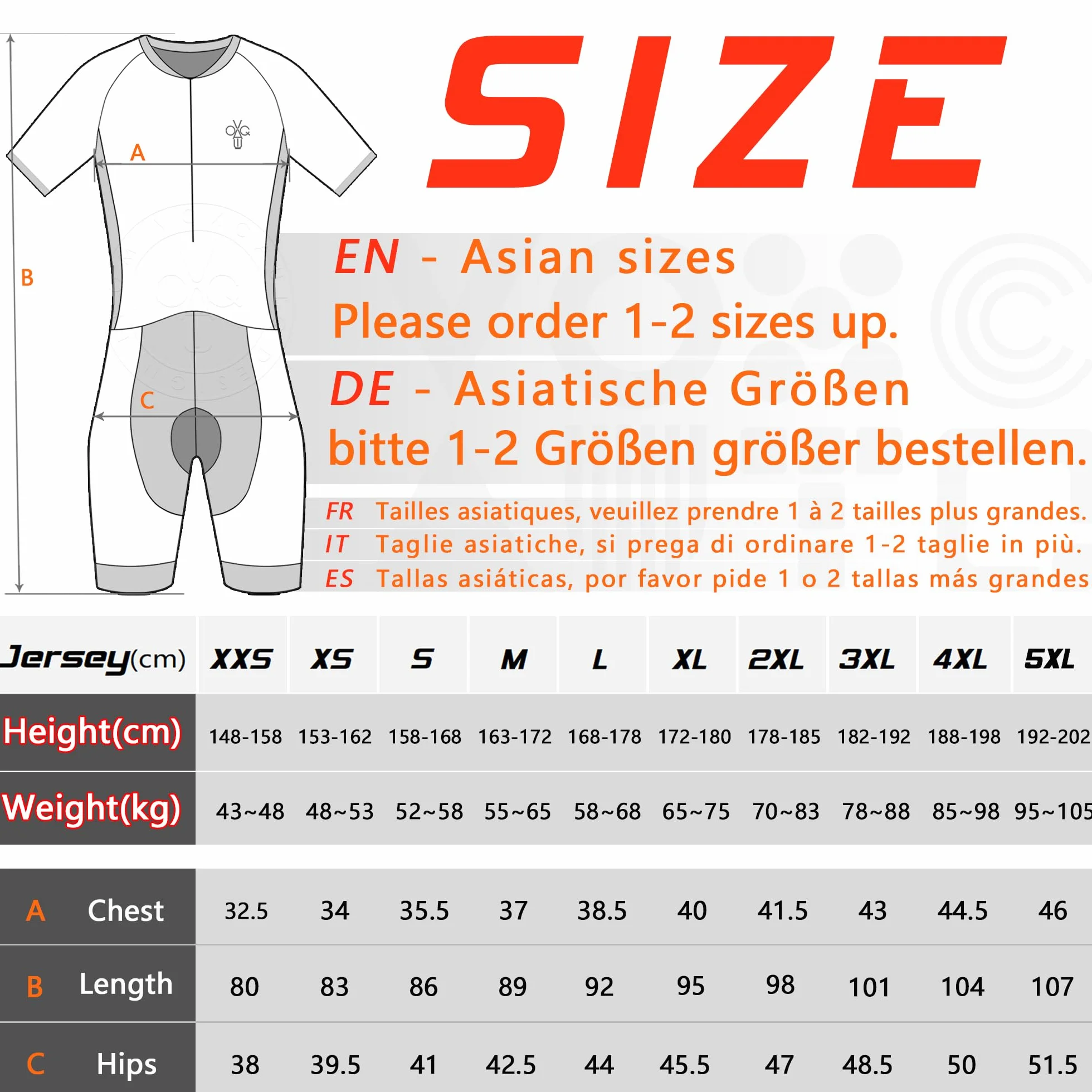 Herren-Fahrrad-Skinsuit, Gel-Polsterung, MTB-Triathlon-Triathlon-Tri-Anzug, schnelltrocknend, für Radfahren, Training, Rennrad, Fahrradbekleidung