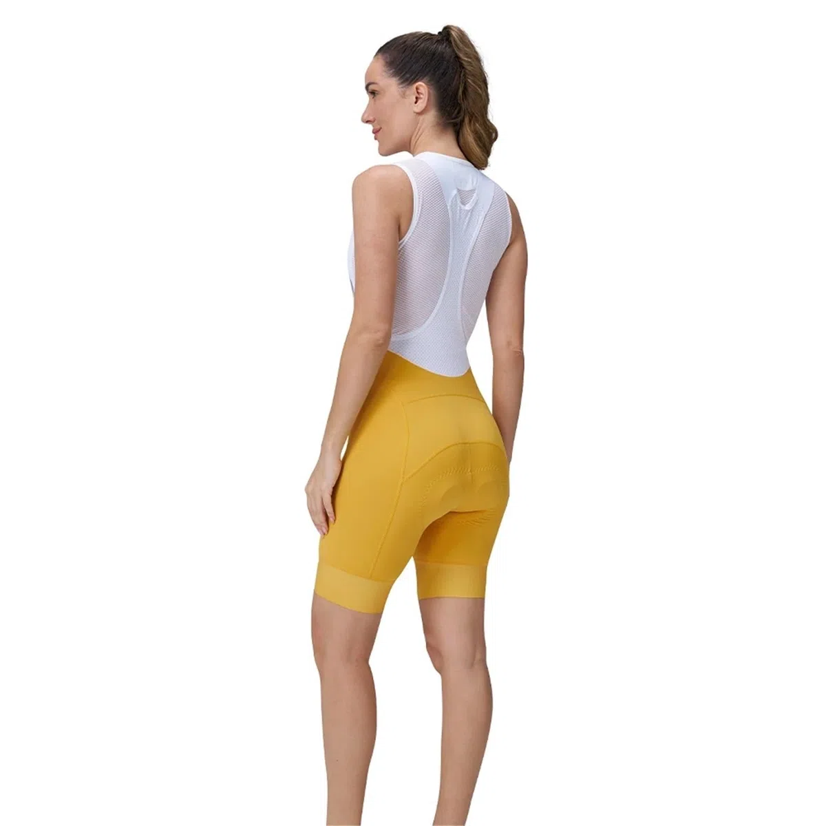 Damen-Radhose Mit TräGern Damen Radhose mit Trägern, 6 Stunden Radsport-Polsterung, atmungsaktiv, Mountain Road Bike Shorts, Fahrradhose FüR Radsport