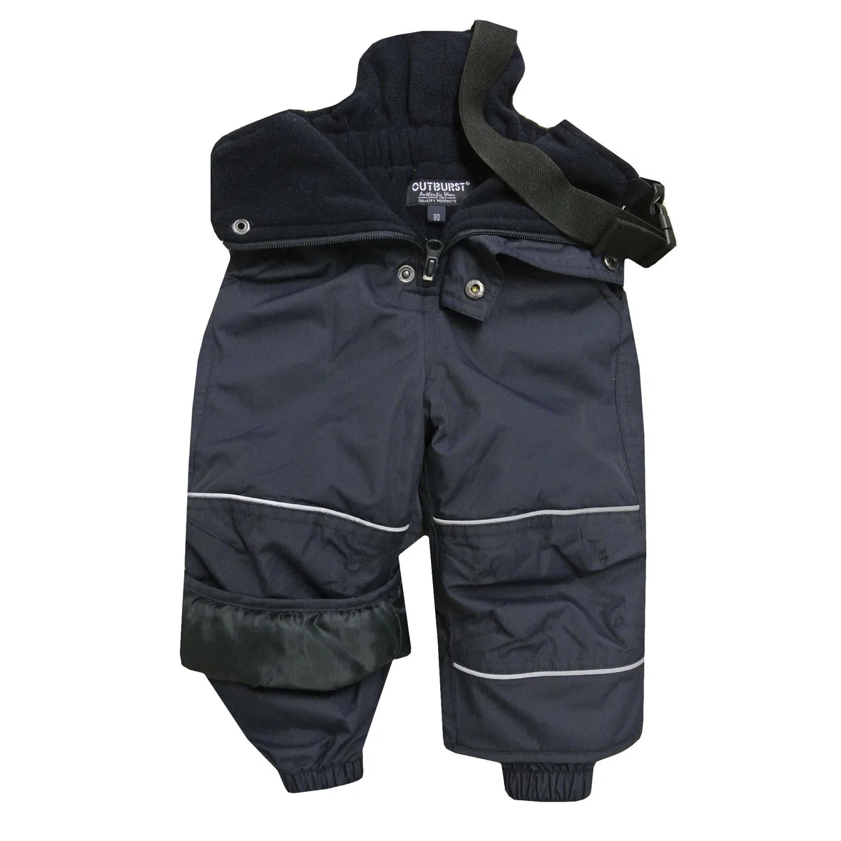 Outburst - Jungen Skihose Schneehose Fleecefutter Wasserdicht 10.000 mm Wassersäule, dunkelblau - 4860850