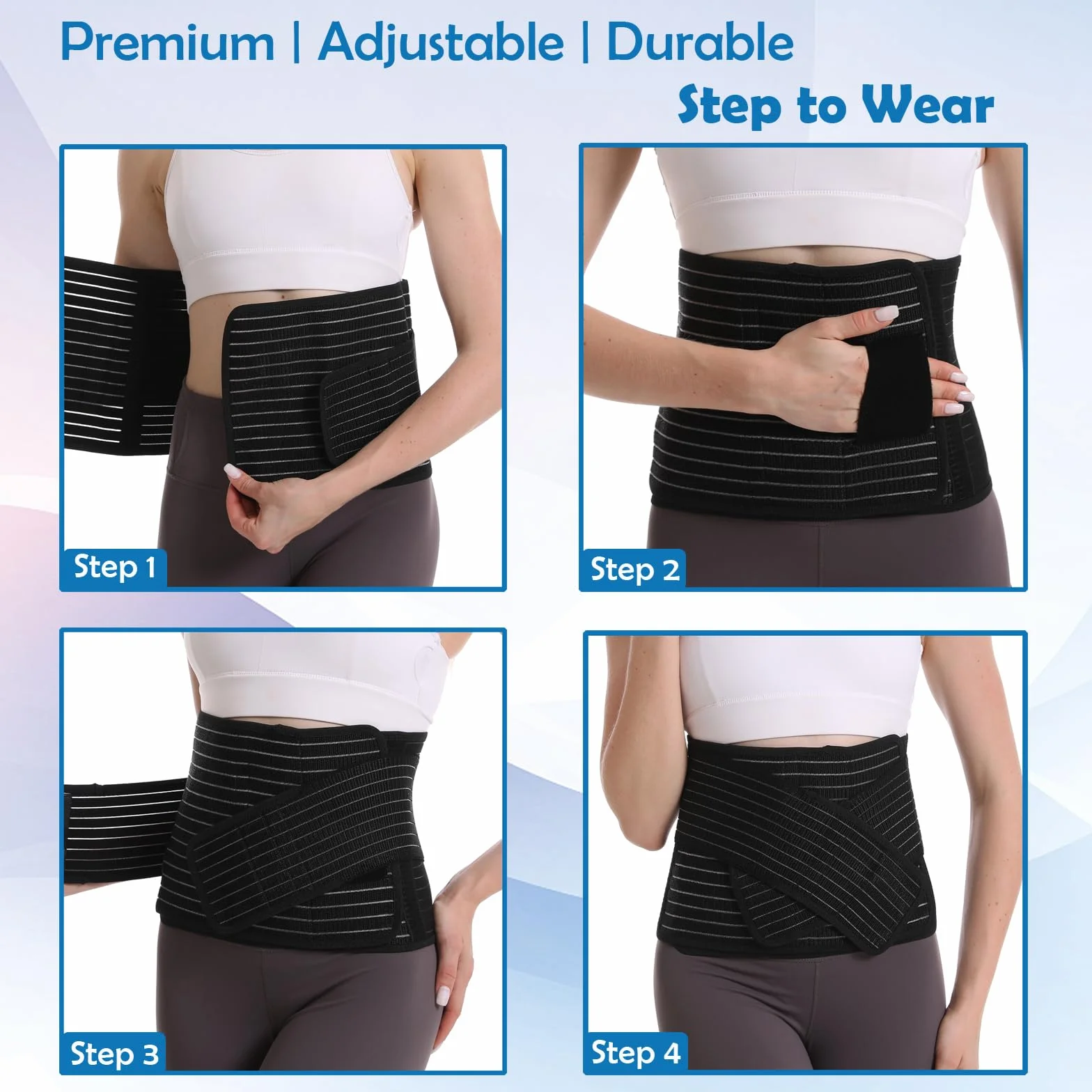 Postpartum Gürtel für Damen, Abdominal Binder Post Chirurgie Belly Wrap, C Abschnitt Erholung Must Haves, Gürtel für postnatale Pflege, Taille/Becken Gürtel für Rückenschmerzen Relief