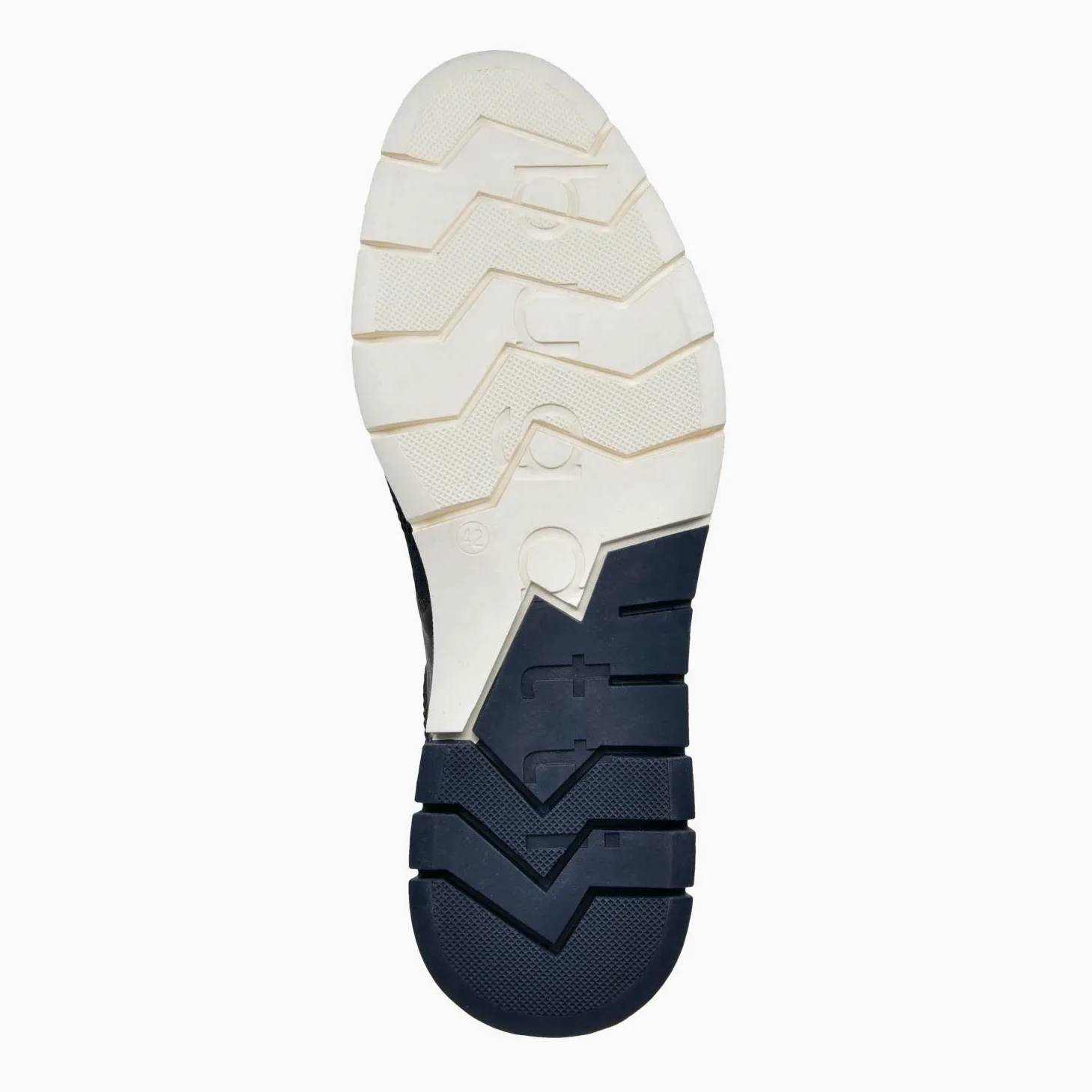 bugatti Schnürhalbschuh aus atmungsaktivem Materialmix, Memory Foam, elastische Schnürsenkel, Dunkelblau, 45 EU