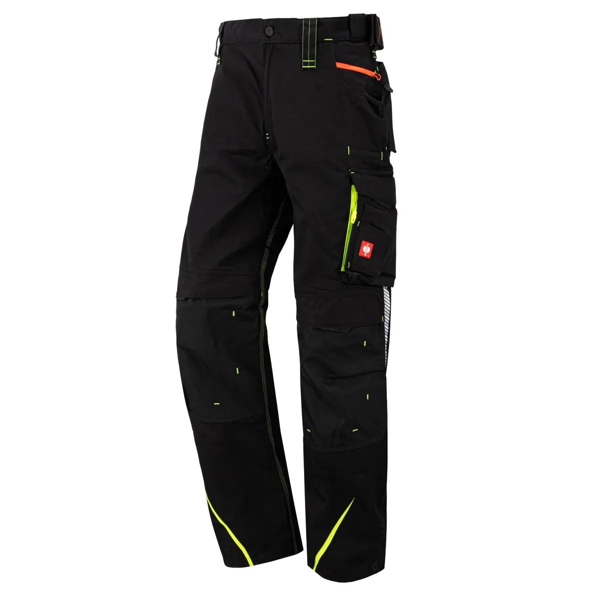 65511 Hose e.s.Motion 2020 (58, Schwarz/Warngelb)
