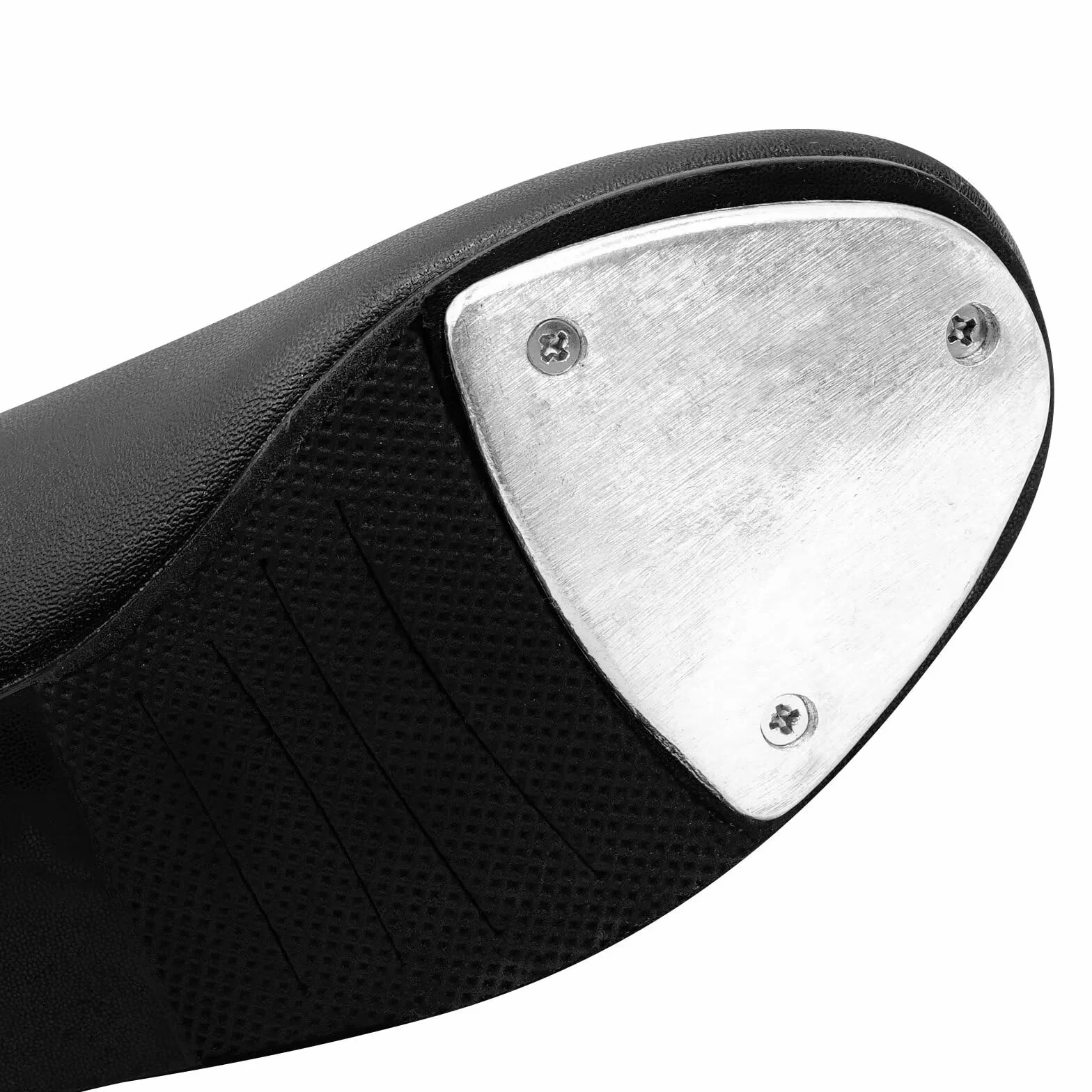 Schwarz Leder Tapschuhe Volle Sohle Oxford Steppschuh für Damen Männer Kinder