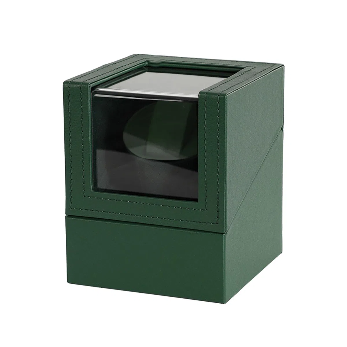 Perfeclan Automatischer Uhrenbeweger, Einzeluhrenbeweger, Uhrenhalter, Organizer, Geburtstagsgeschenk, Uhrenbox, Uhrenkissen für mechanische Uhren