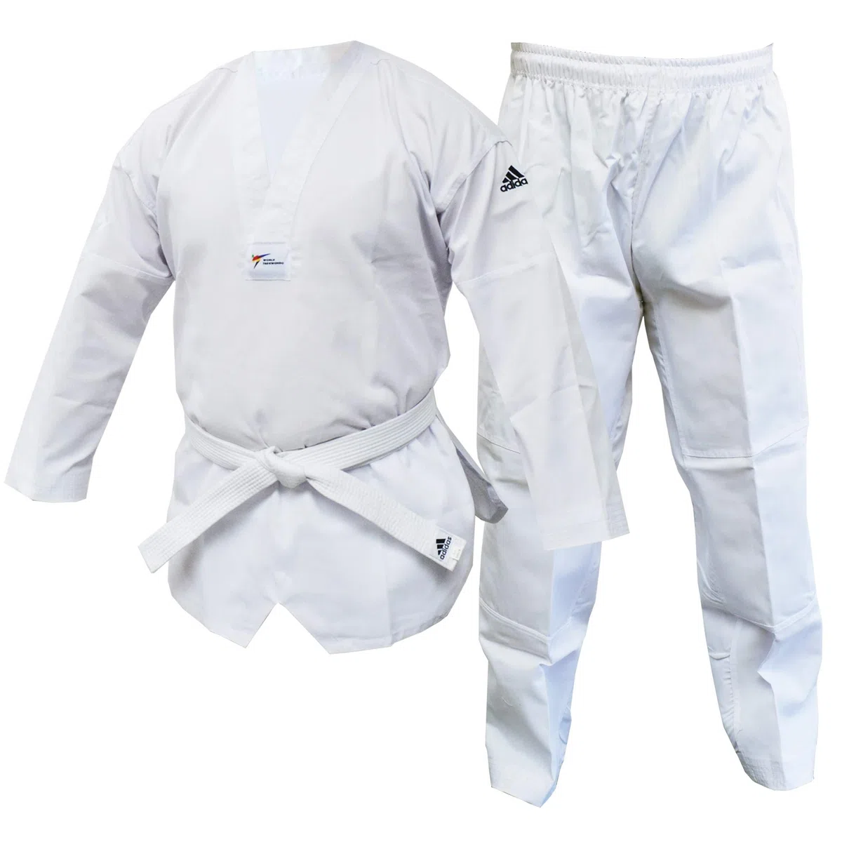 adidas WT Taekwondo Club Dobok ohne Streifen Martial Arts Uniform