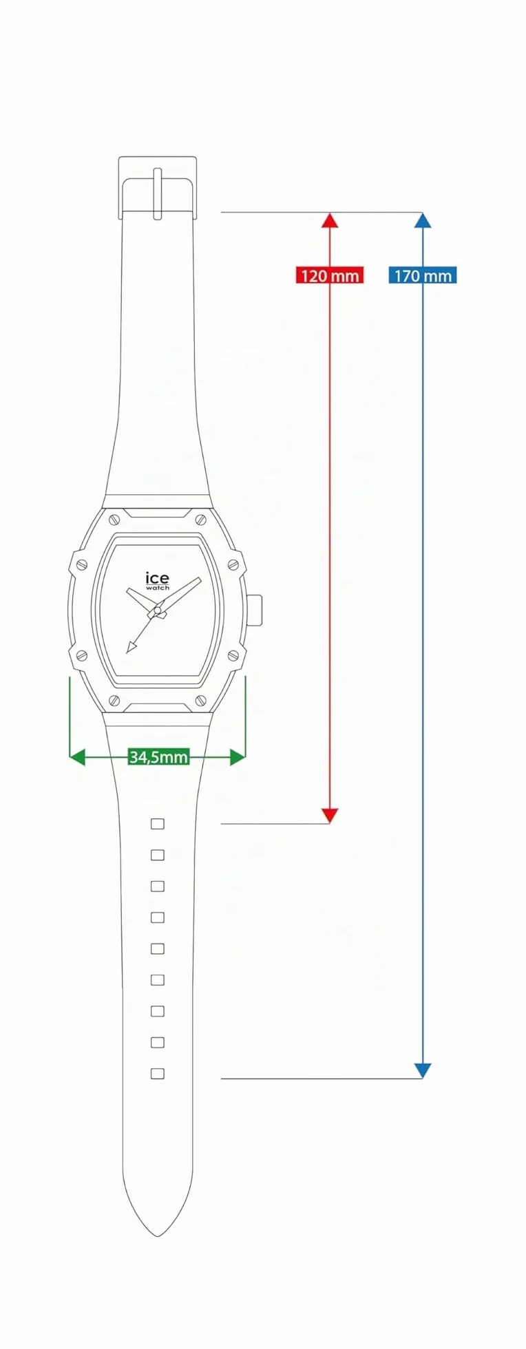 Ice-Watch - Ice boliday - Damenuhr mit Silikonarmband (Small)