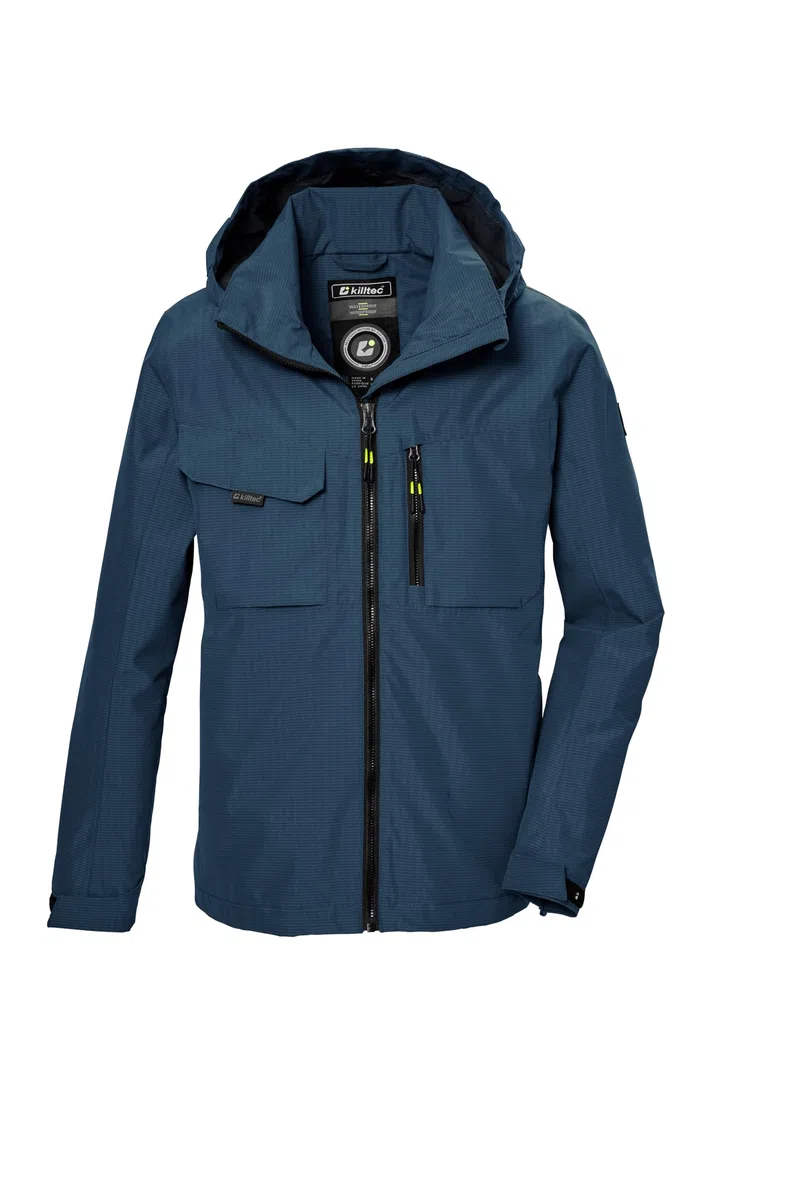 Killtec Jungen Kos 140 Bys Jckt Funktionsjacke ist wasserdicht/Outdoorjacke mit Kapuze