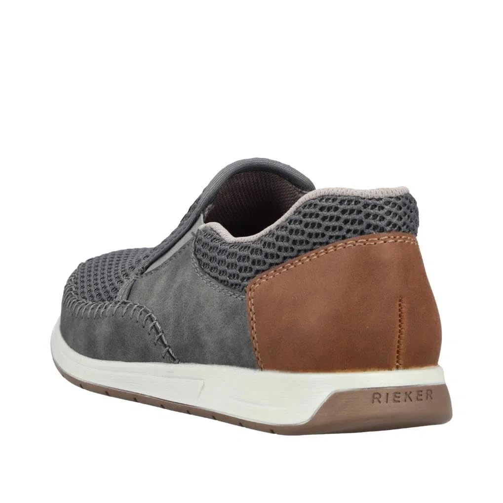 Rieker Herren Slip-On Sneaker 11954, Männer Halbschuhe