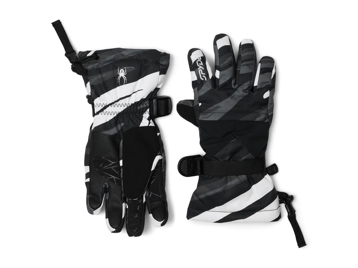 Spyder SYNTHESIS SKI GLOVES, Maedchen, Tiger Polar, S