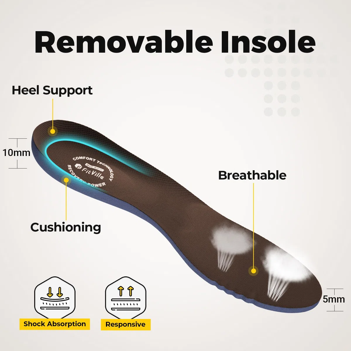 FitVille Damenschuhe Extra Weit Leder Sneaker mit Klettverschluss für breite Füße Weich Walking Freizeitschuhe