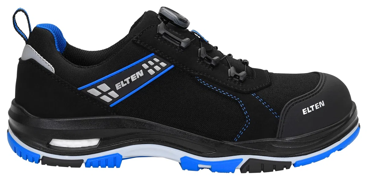 ELTEN IAN XXTP Pro BOA Blue Low ESD S3S | Sicherheitsschuhe für Damen & Herren, Kunststoffkappe, leicht, atmungsaktiv