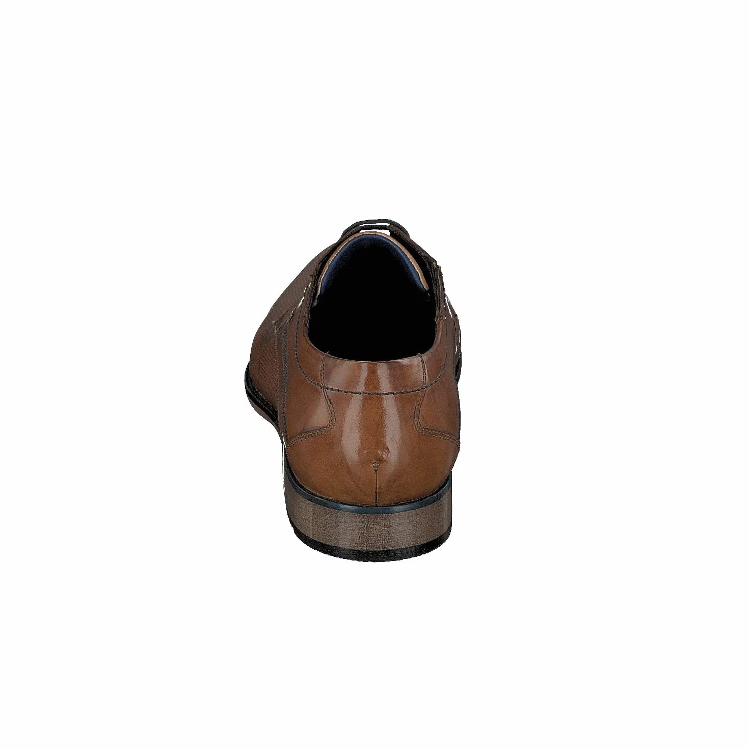 bugatti Herren Business Halbschuh aus Leder, Derby mit Hand Finish und Perforation