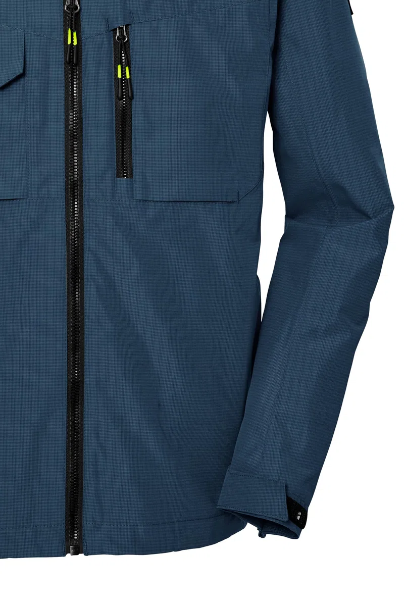 Killtec Jungen Kos 140 Bys Jckt Funktionsjacke ist wasserdicht/Outdoorjacke mit Kapuze