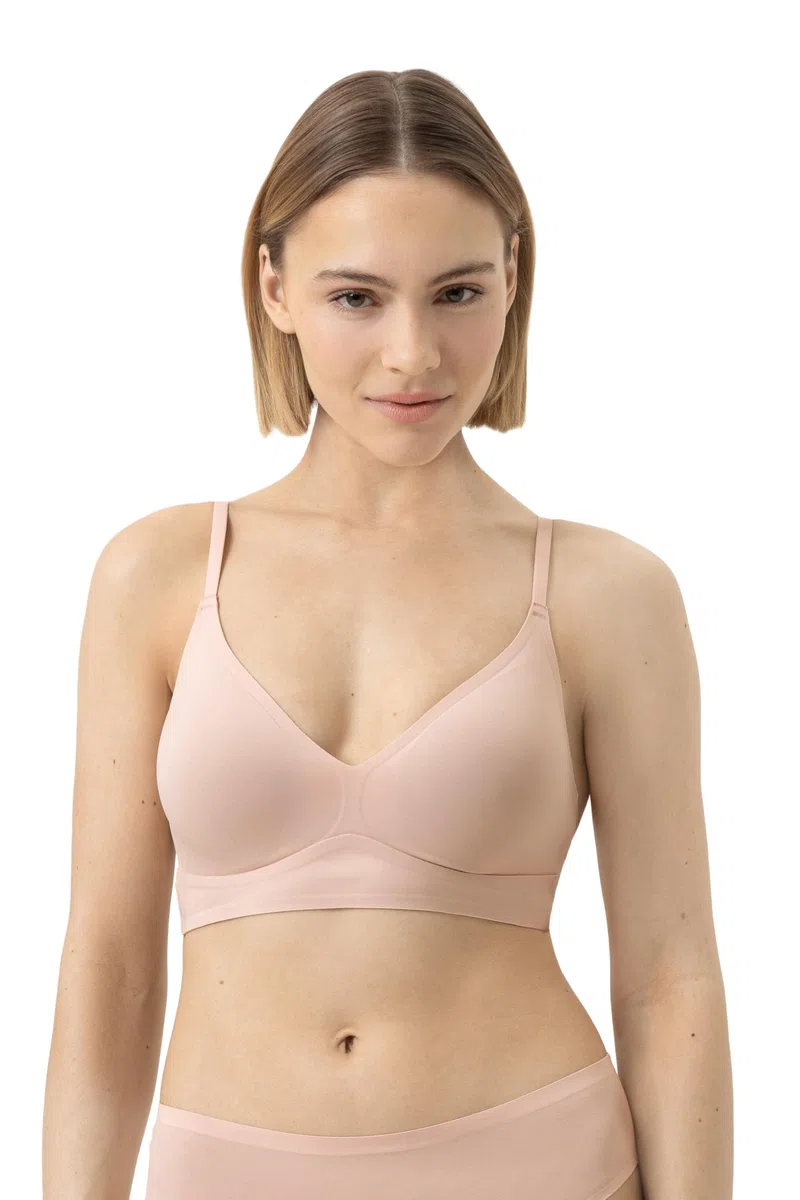 Mey Damen Triangle-BH: Bralette-Form, Bügellos, Glatte, bezogene Pads, verstellbare Träger, Extra flache Nähte, geklebt, Serie Simply Better Invisibles