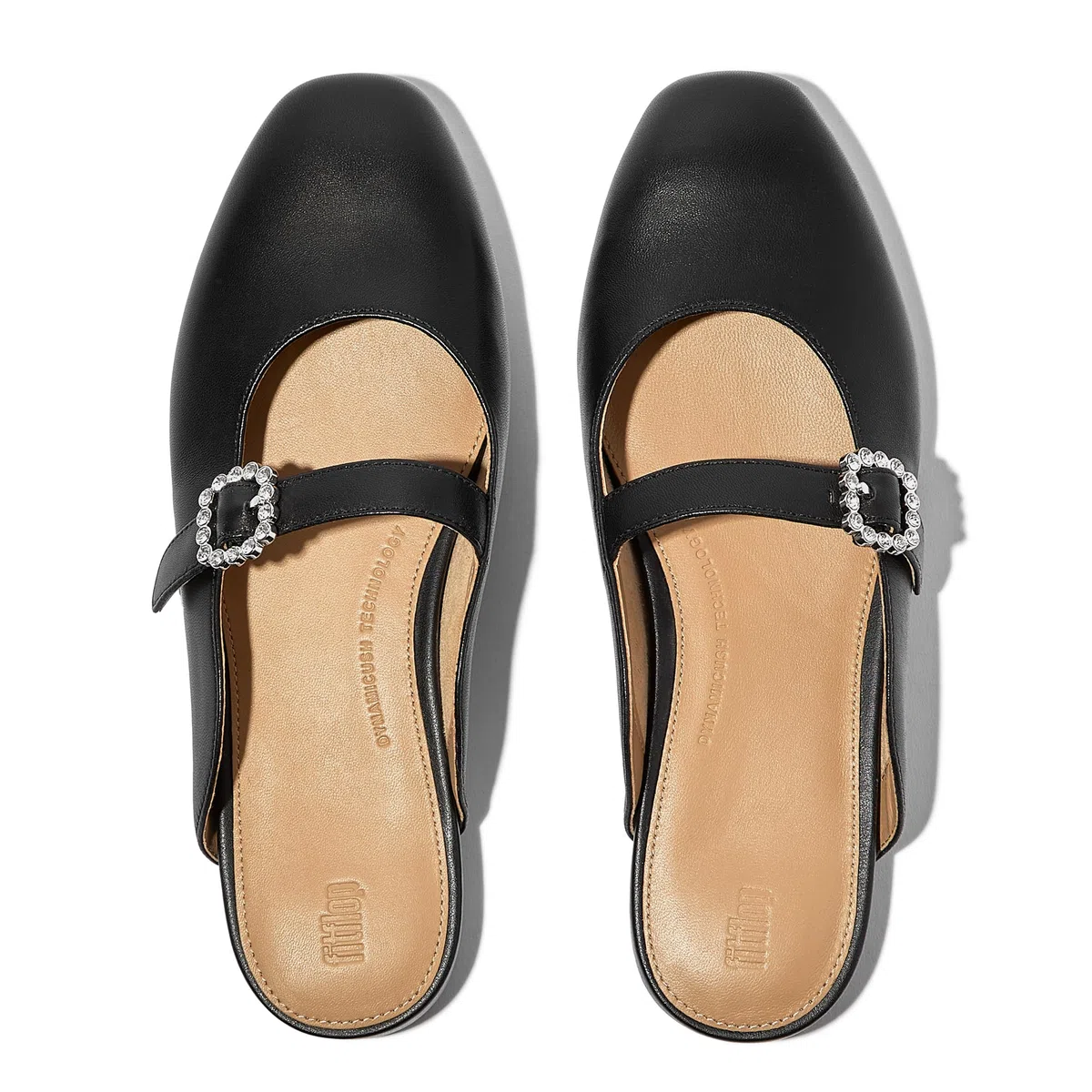 FitFlop Damen Delicato Crystal-Buckle Mary-Jane MulesMary Jane Schuh