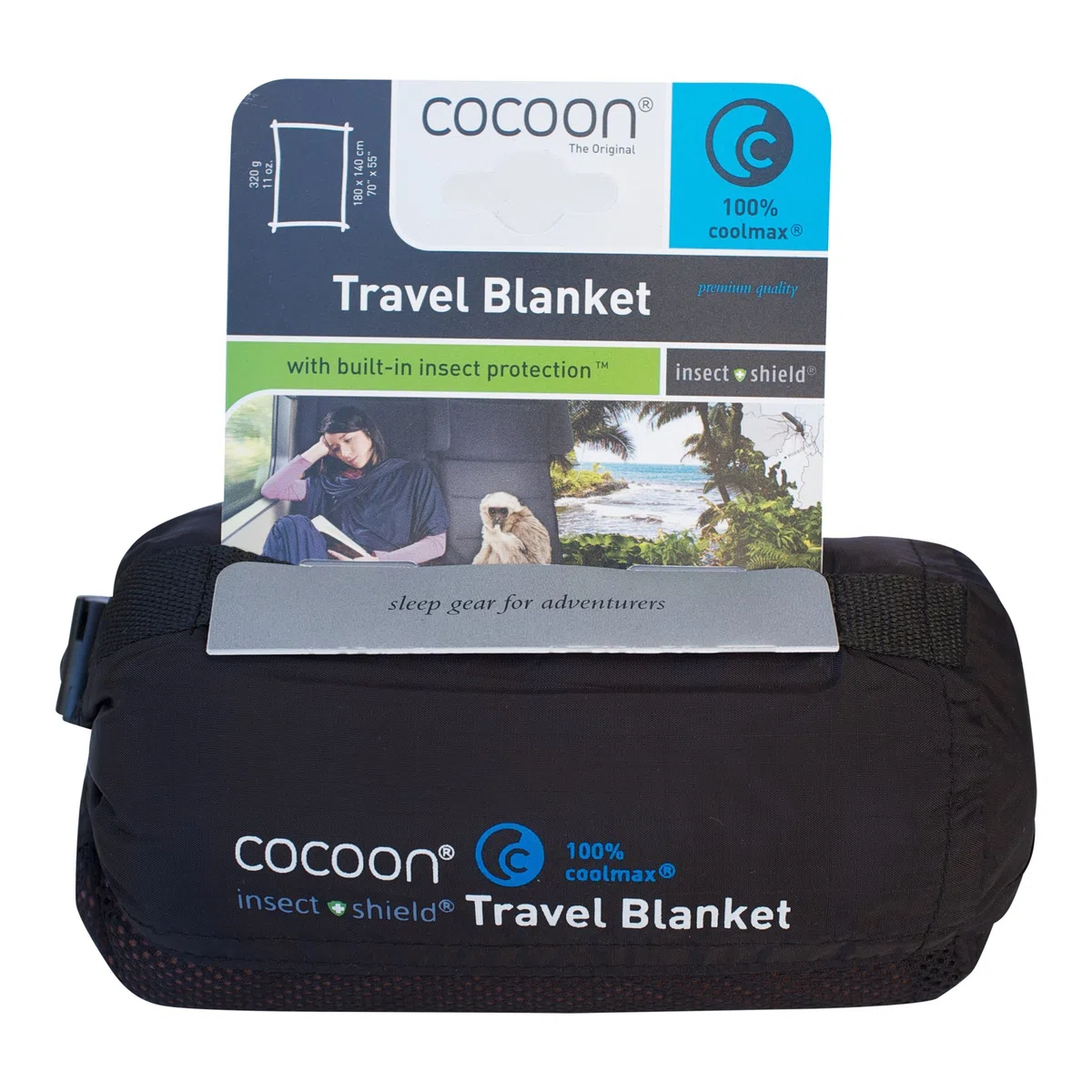 Cocoon Insect Travel Shield Travel Blanket - Reisedecke mit Mückenschutz