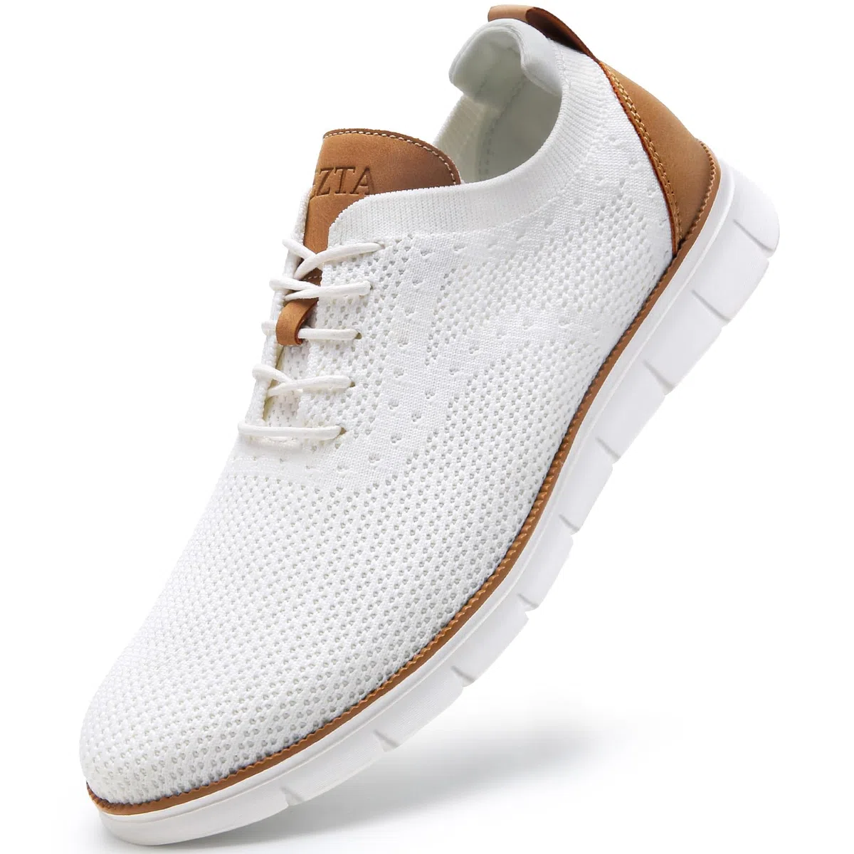 LEZTA Schuhe Herren Anzugschuhe Sneaker Oxfords Business Mesh Stoff Atmungsaktiv Sportschuhe Tennisschuhe Walkingschuhe Komfortabel