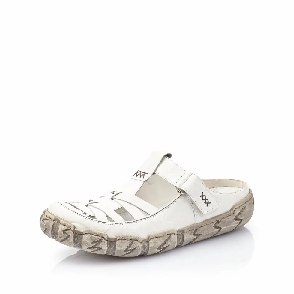 Rieker Damen Clogs L0396, Frauen Slipper
