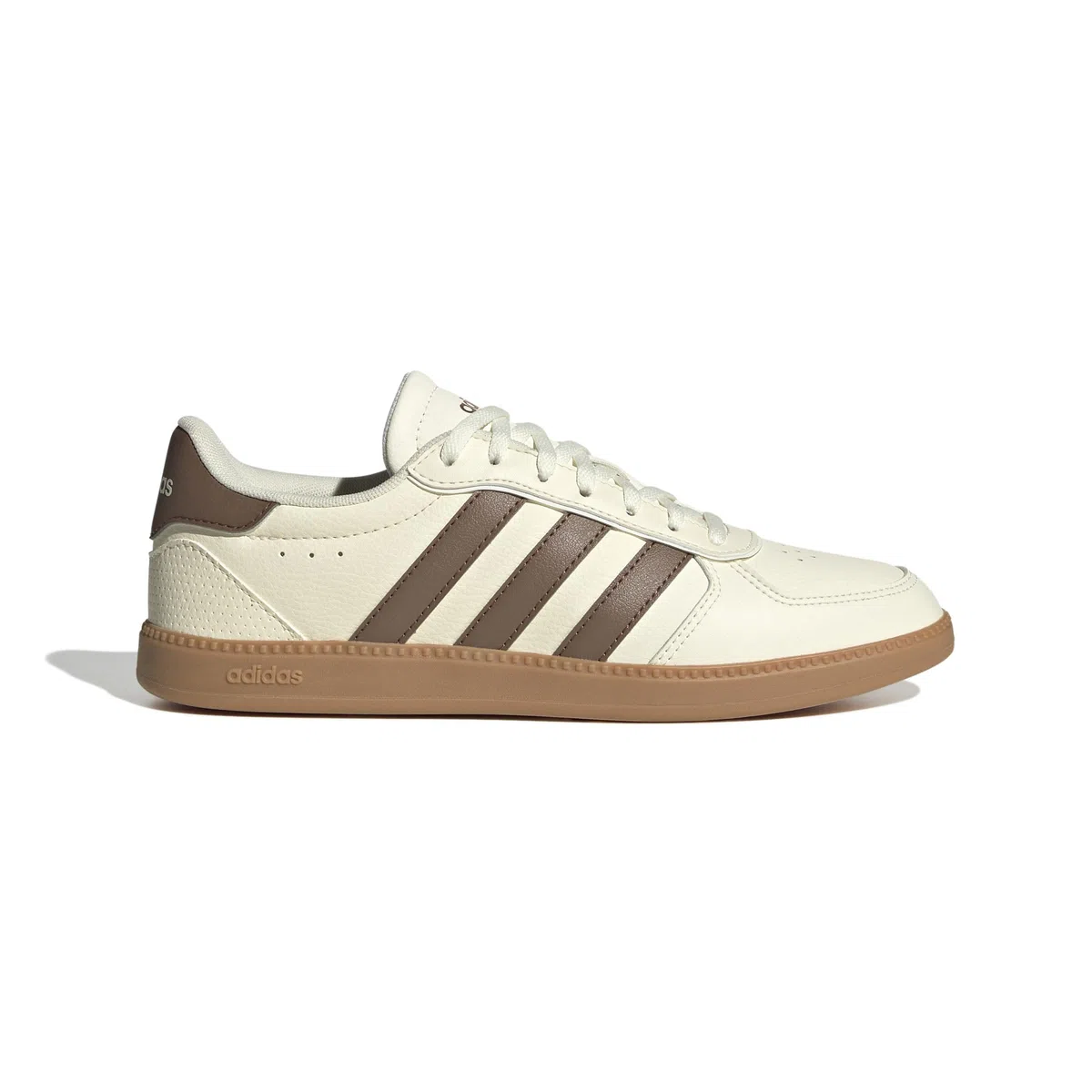 adidas Damen Breaknet Sleek Shoes, Cream White/preloved brown/GUM10, 39 1/3 EU