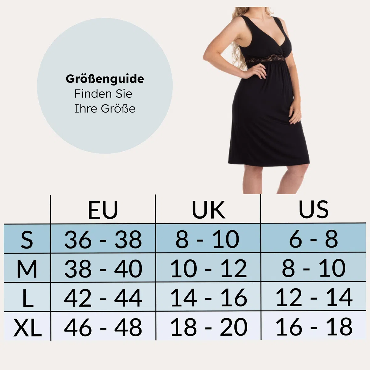 Carriwell Premium Umstands- & Still-Nachthemd, Elegantes Design mit Spitze, weiches Modal-Gewebe, Atmungsaktiv & Feuchtigkeitsregulierend, für Nachtstillen & Hautkontakt, Bequem & Praktisch, S-XL