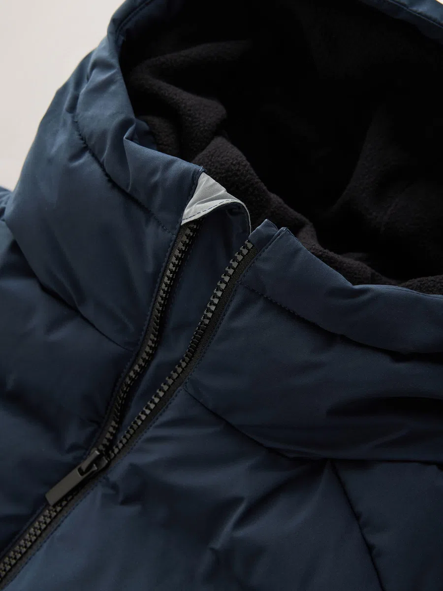 NEXT Jungen Wasserabweisender Steppmantel mit Fleecfutter
