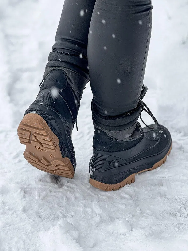 ALBATROS Hudson Boots – warme Winterstiefel gefüttert – hohe Damen Stiefel für Garten, Wald, Stall & als Trekking Schuhe – Outdoor Schuhe warm