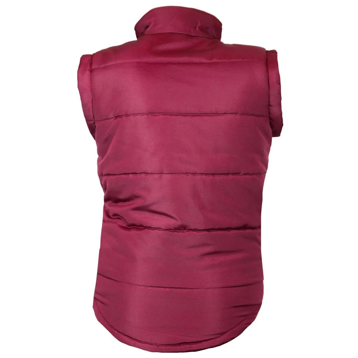 Reitset Kinder Reitweste Mia Maroon gesteppt mit Silikon-Vollbesatz Reitleggings Schwarz