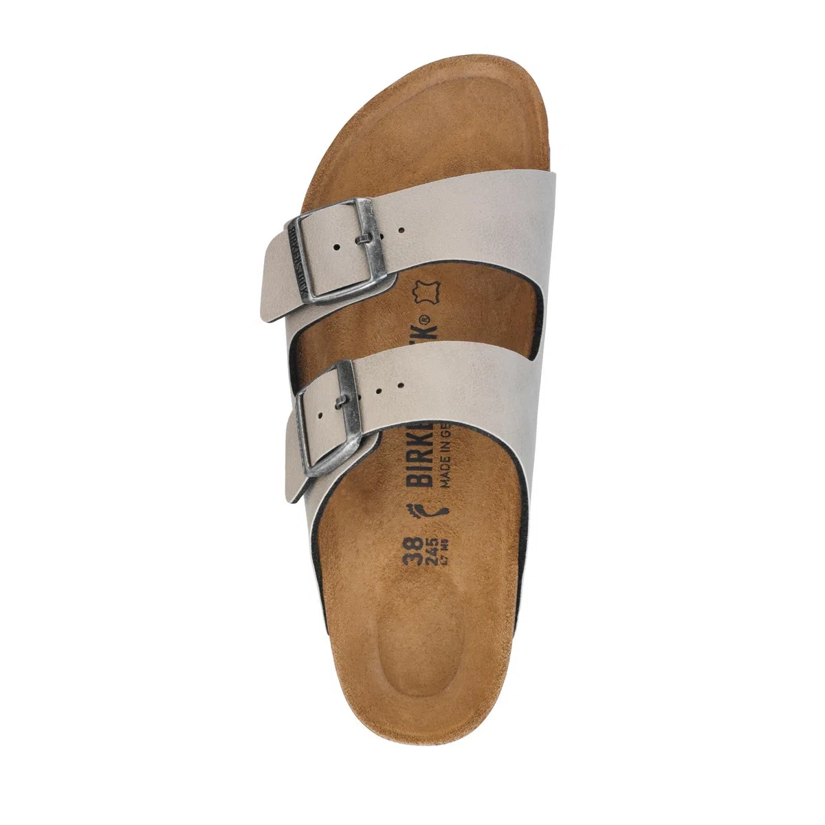 BIRKENSTOCK Unisex Arizona Birko-Flor Nubukleder Weit Pantoletten