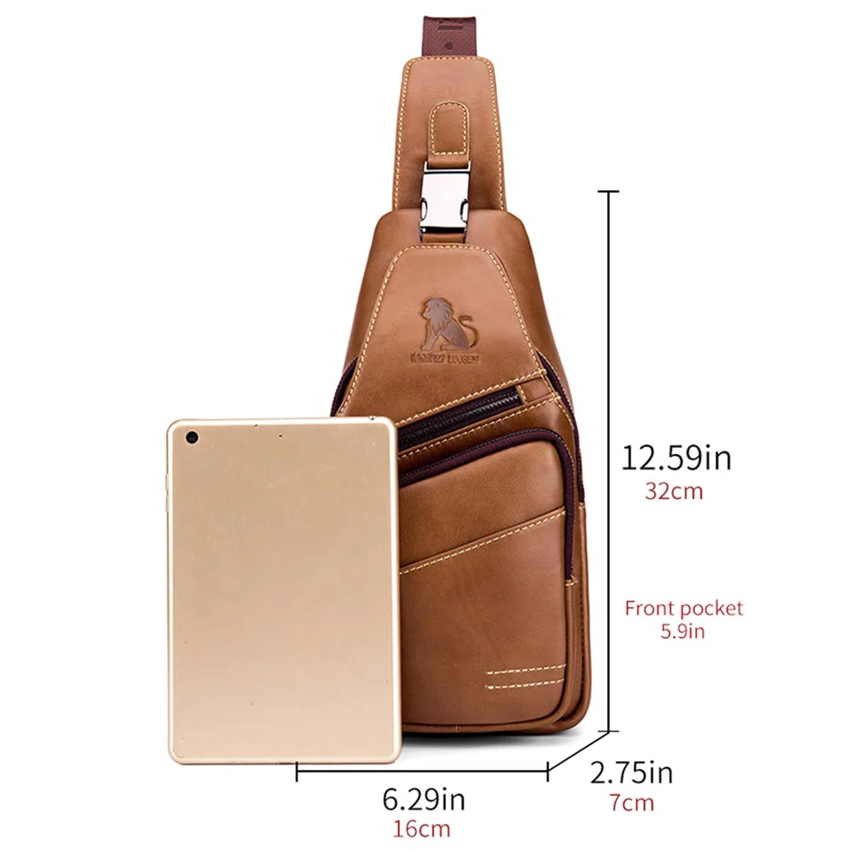 pundarika Leder Brust Tasche Männer Leder Umhängetasche Business Freizeit Crossbody Tasche Reise Arbeit kleine Handtasche