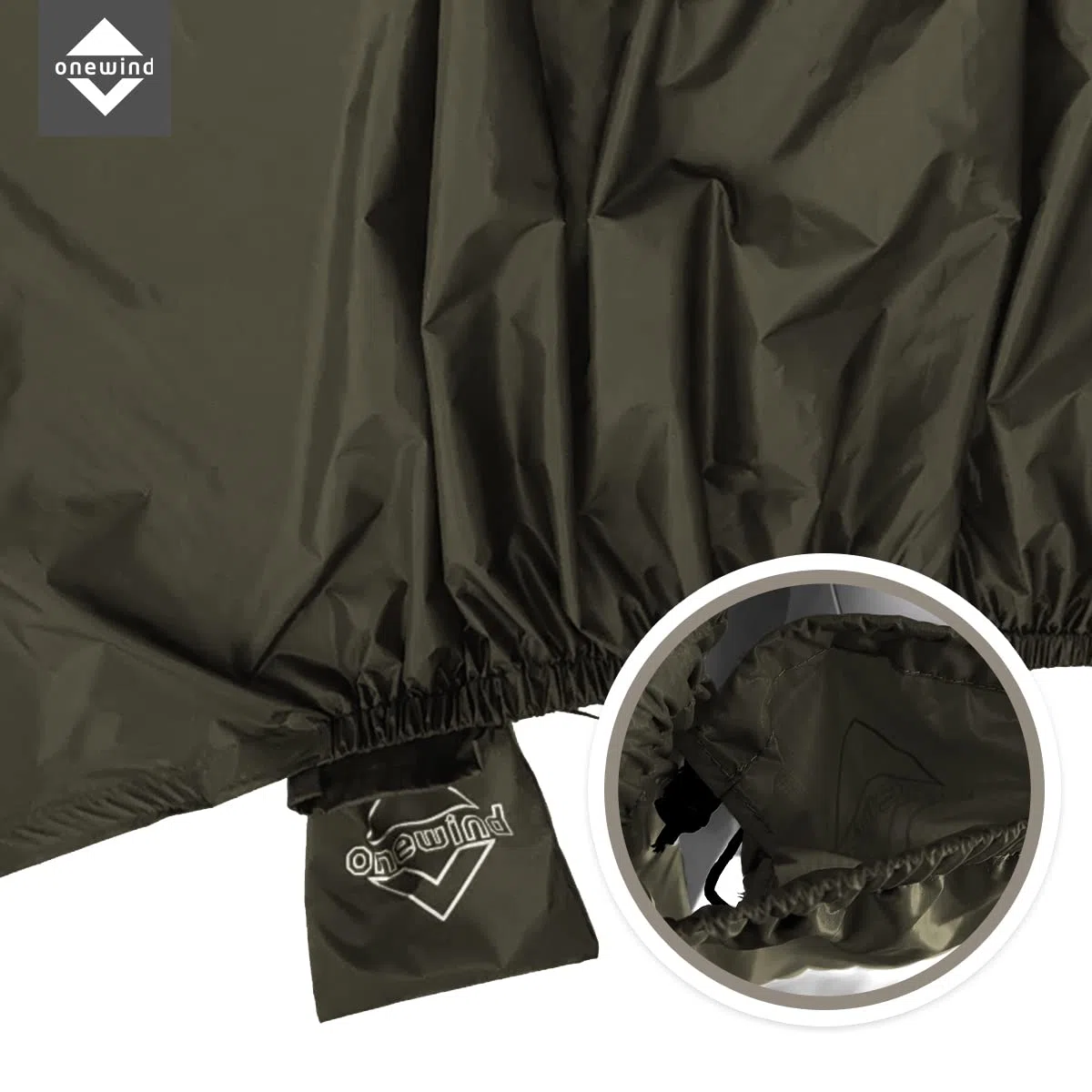 onewind Regenrock für Männer und Frauen Halber Poncho Wasserdicht Ultraleichte Nylon Regenhose Kilt Winddichte Regenbekleidung Liner für Camping Wandern